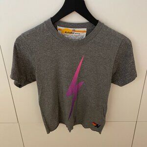 Aviator Nation - Bolt Boyfriend Tee - Heather Grey